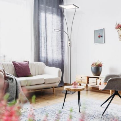 Leuchten Direkt 11722-55 - Stmievateľná LED lampa MARIAN LED/33,5W/230V + LED/3,6W