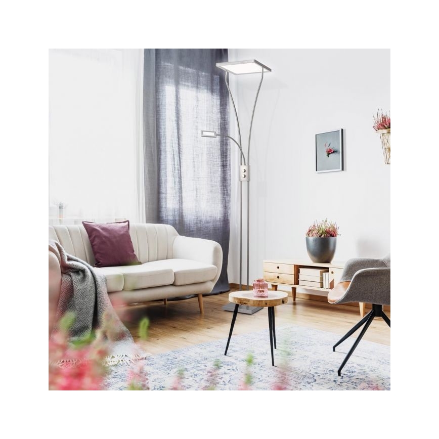 Leuchten Direkt 11722-55 - Stmievateľná LED lampa MARIAN LED/33,5W/230V + LED/3,6W