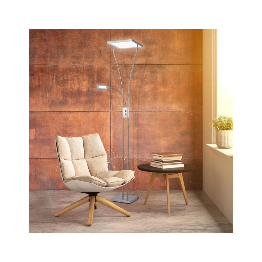 Leuchten Direkt 11722-55 - Stmievateľná LED lampa MARIAN LED/33,5W/230V + LED/3,6W