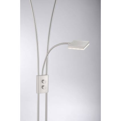 Leuchten Direkt 11776-55 - LED Stmievateľná stojacia lampa HELIA LED/16,8W/230V + 2xLED/3,8W
