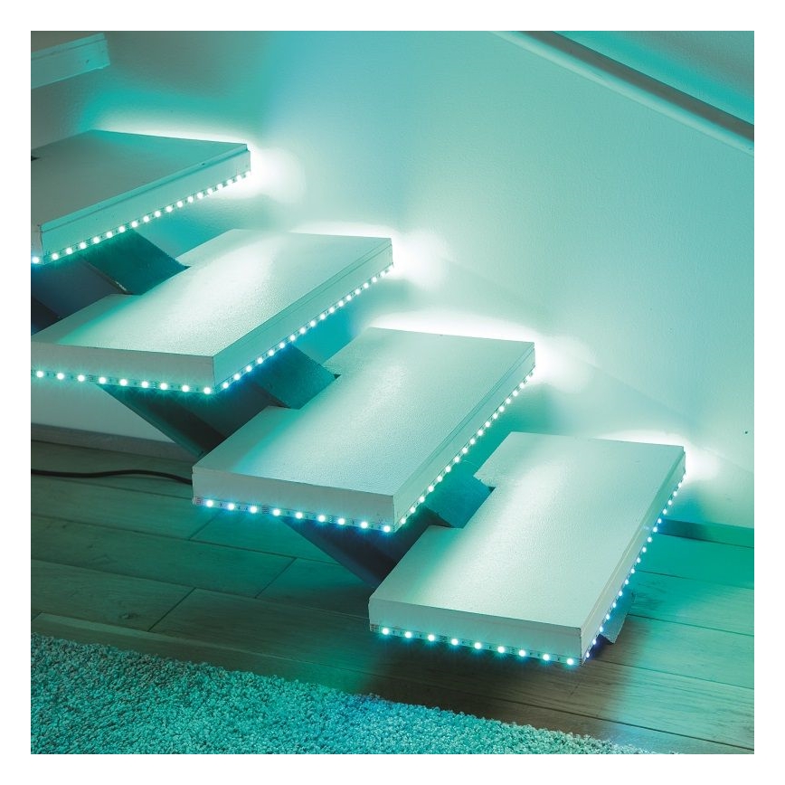 Leuchten Direkt 1210-70-BH - LED RGB  Stmievateľný pásik TEANIA 3m 16,2W/12/230V + diaľkové ovládanie