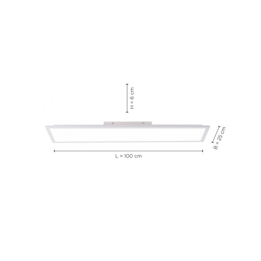 Leuchten Direkt 12204-16 - LED Prisadený panel FLAT LED/24W/230V