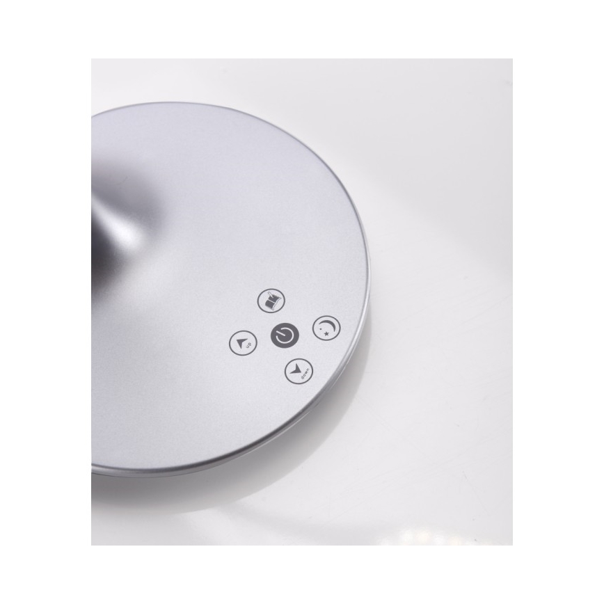 Leuchten Direkt 13061-21 - LED Stmievateľná stolná lampa RAFAEL LED/5W/230V 2700-6000K strieborná