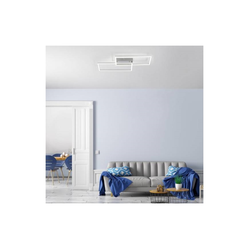 Leuchten Direkt 14018-55 - LED Stmievateľný prisadený luster IVEN 2xLED/15W/230V + diaľkové ovládanie