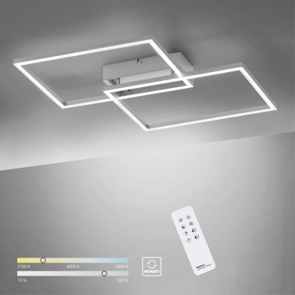 Leuchten Direkt 14018-55 - LED Stmievateľný prisadený luster IVEN 2xLED/15W/230V + diaľkové ovládanie