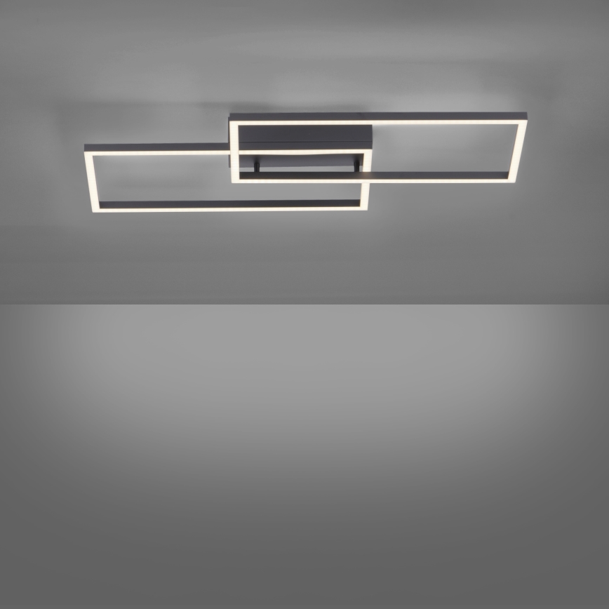 Leuchten Direkt 14140-18 - LED Stmievateľné stropné svietidlo IVEN 2xLED/13,5W/230V + diaľkové ovládanie