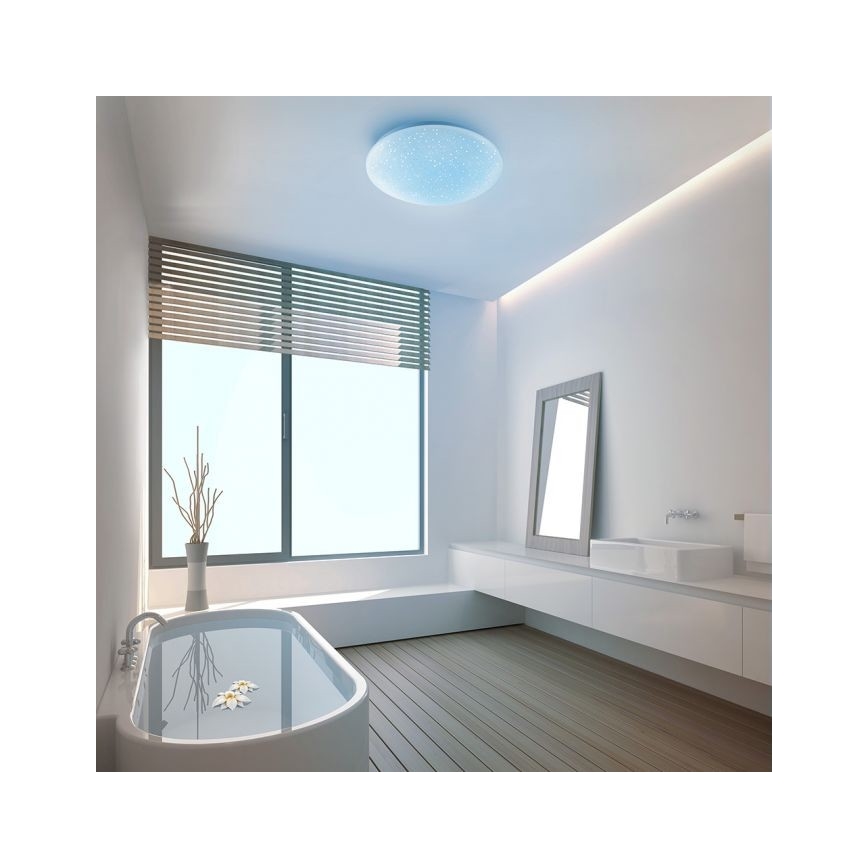 Leuchten Direkt 14241-16 - LED RGB Stmievateľné stropné svietidlo SKYLER LED/5,6W/230V + diaľkové ovládanie