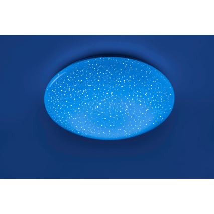 Leuchten Direkt 14242-16 - LED RGB Stmievateľné stropné svietidlo SKYLER LED/18W/230V + diaľkové ovládanie