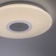 Leuchten Direkt 14287-16 - LED Stmievateľné stropné svietidlo s reproduktorom PELVO LED/22W/230V + diaľkové ovládanie