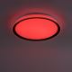 Leuchten Direkt 14339-21 - LED RGB Stmievateľné stropné svietidlo KARI LED/37W/230V Tuya 2700-5000K + diaľkové ovládánie