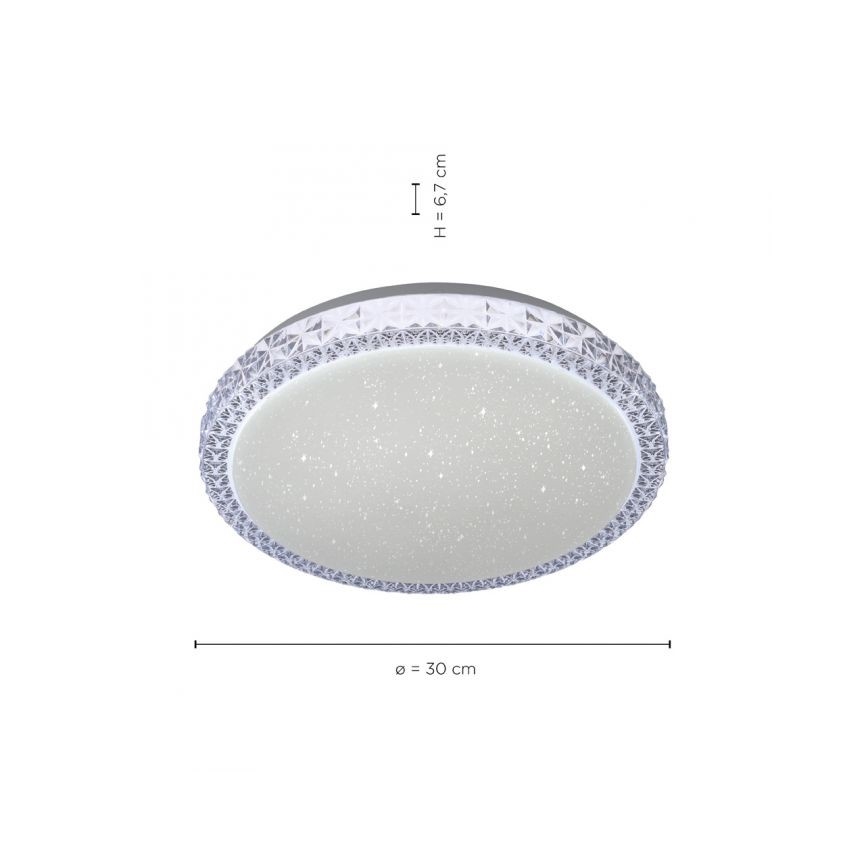Leuchten Direkt 14370-00 - LED Stmievateľné stropné svietidlo FRIDA LED/12W/230V