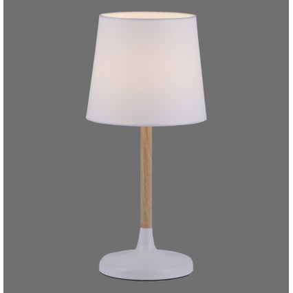 Leuchten Direkt 14423-16 - Stolná lampa NIMA 1xE14/40W/230V biela