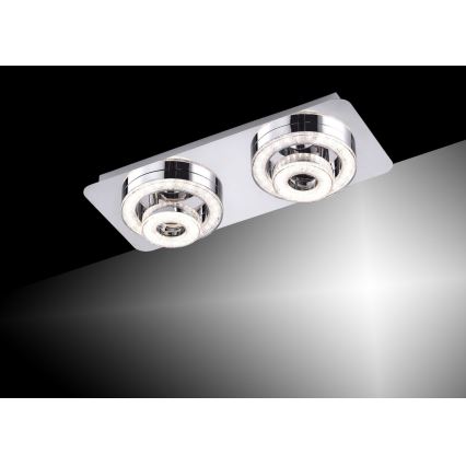 Leuchten Direkt 14521-17 - LED Stropné svietidlo TIM 2xLED/2,8W/230V + 2xLED/3,1W