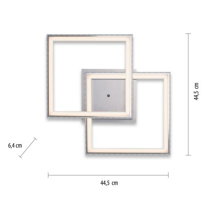 Leuchten Direkt 14634-55 - LED RGB Stmievateľné stropné svietidlo FELIX LED/26W/230V + diaľkové ovládanie