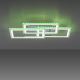 Leuchten Direkt 14636-55 - LED RGB Stmievateľné stropné svietidlo FELIX LED/35W/230V + diaľkové ovládanie