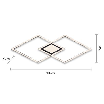 Leuchten Direkt 14695-18 - LED Stropné svietidlo ASMIN LED/48W/230V