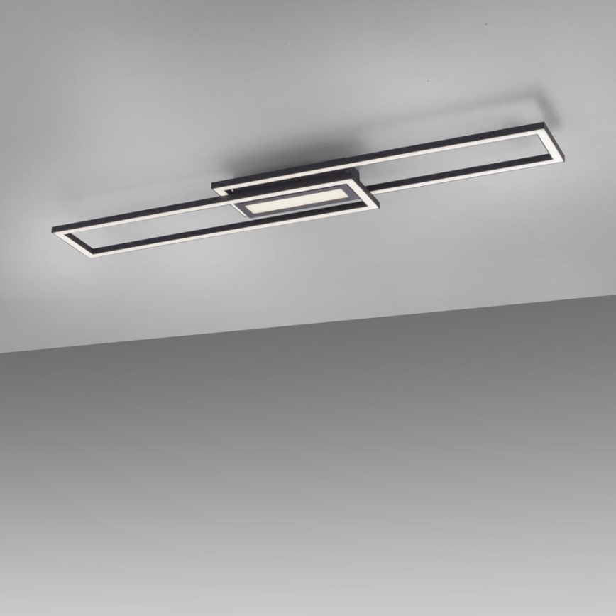 Leuchten Direkt 14696-18 - LED Stmievateľný prisadený luster ASMIN LED/45W/230V čierna