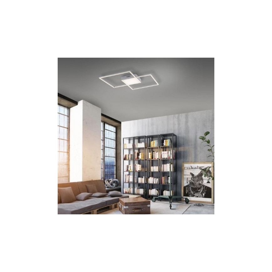 Leuchten Direkt 14712-55-LED Stmievateľný prisadený luster ASMIN LED/42W/230V 3000-5000K + diaľkové ovládanie