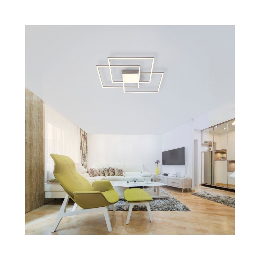 Leuchten Direkt 14713-55 - LED Stmievateľný prisadený luster ASMIN LED/45W/230V 3000-5000K + diaľkové ovládanie