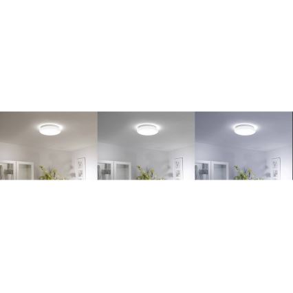 Leuchten Direkt 14742-16 - LED RGB Stmievateľné stropné svietidlo JUPI LOLASMART LED/18W/230V Tuya 2700-5000K + diaľkové ovládánie