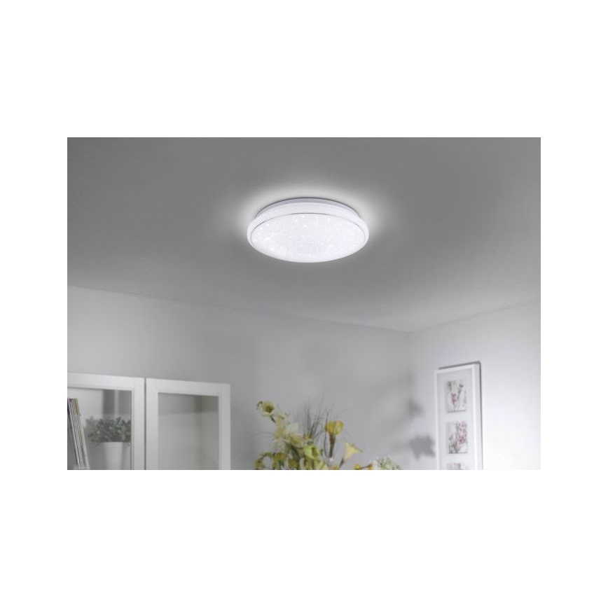 Leuchten Direkt 14743-16 - LED RGB Stmievateľné stropné svietidlo JUPI LED/28W/230V Tuya 2700-5000K + diaľkové ovládanie