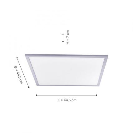 Leuchten Direkt 14752-21 - LED Stropné svietidlo FLAT LED/17W/230V