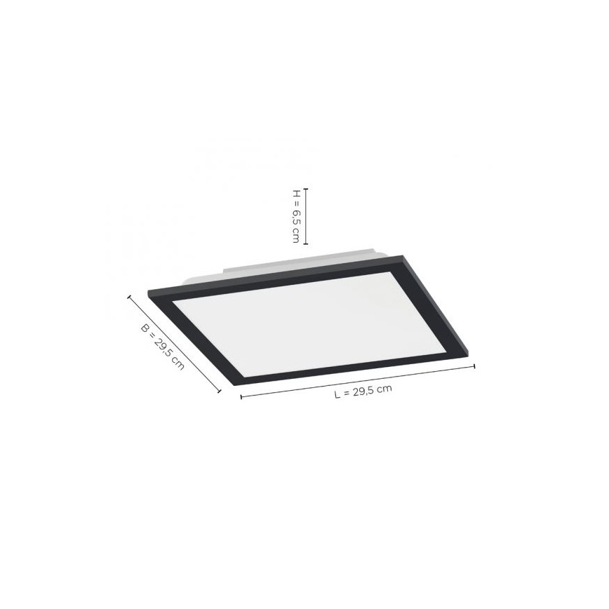 Leuchten Direkt 14754-18- LED Stmievateľné stropné svietidlo FLAT LED/20W/230V 2700K-5000K + diaľkové ovládanie