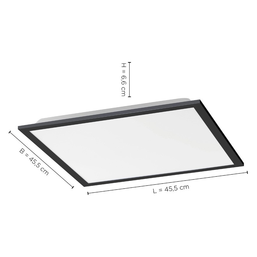 Leuchten Direkt 14755-18 - LED Stmievateľné stropné svietidlo FLAT LED/28W/230V 2700-5000 + diaľkové ovládanie