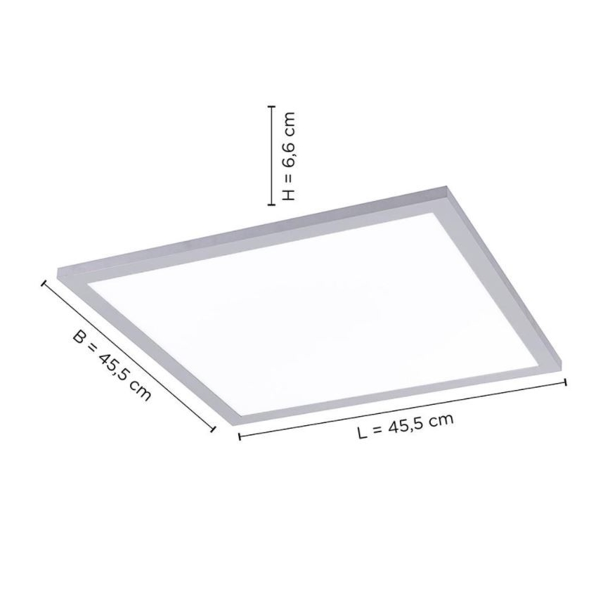 Leuchten Direkt 14755-21- LED Stmievateľné stropné svietidlo FLAT LED/28W/230V 2700-5000K + diaľkové ovládanie