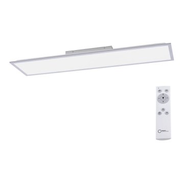 Leuchten Direkt 14757-21 - LED Stmievateľný prisadený panel  FLAT LED/36W/230V 2700-5000K strieborná + diaľkové ovládanie