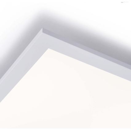 Leuchten Direkt 14757-21 - LED Stmievateľný prisadený panel  FLAT LED/36W/230V 2700-5000K strieborná + diaľkové ovládanie