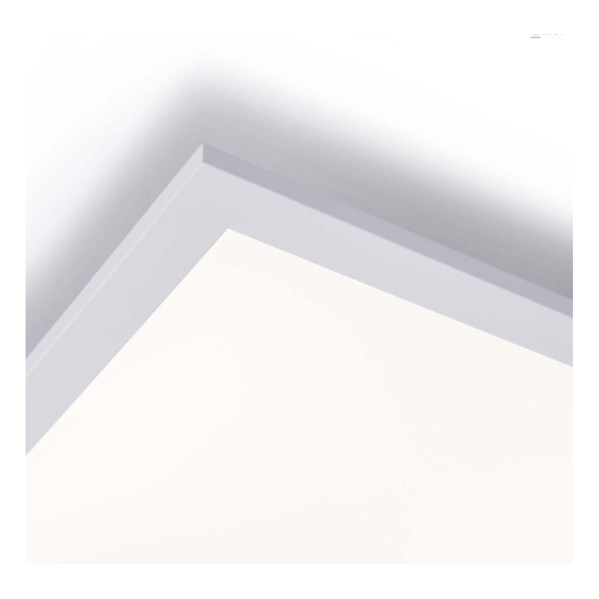 Leuchten Direkt 14757-21 - LED Stmievateľný prisadený panel  FLAT LED/36W/230V 2700-5000K strieborná + diaľkové ovládanie