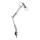 Leuchten Direkt 14773-55 - Stolná lampa s klipom TURN ME 1xE27/60W/230V matný chróm