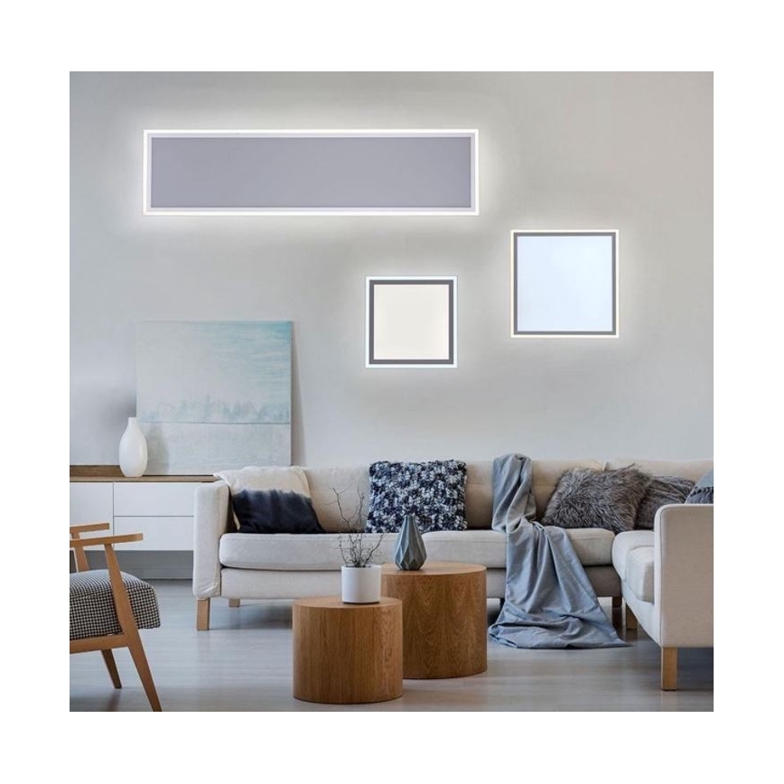 Leuchten Direkt 14852-16 - LED Stmievateľný prisadený panel EDGING LED/51,5W/230V + diaľkové ovládanie