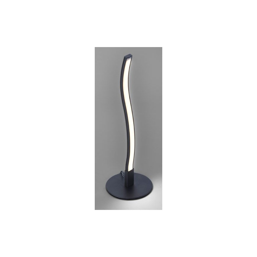 Leuchten Direkt 15128-18 - LED Stolná lampa WAWE LED/3W/230V čierna