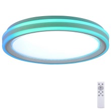 Leuchten Direkt 15154-16 - LED RGB Stmievateľné stropné svietidlo EDGING LED/39W/230V