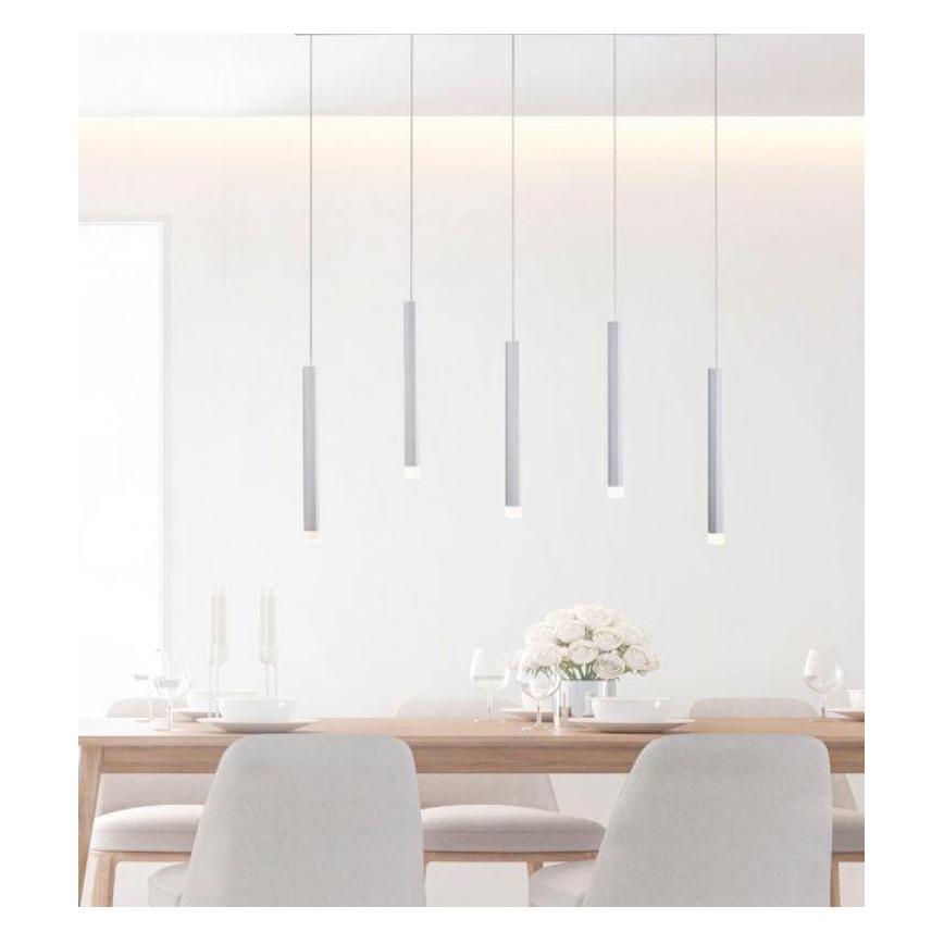 Leuchten Direkt 15205-95 - LED Luster na lanku BRUNO 5xLED/4,8W/230V