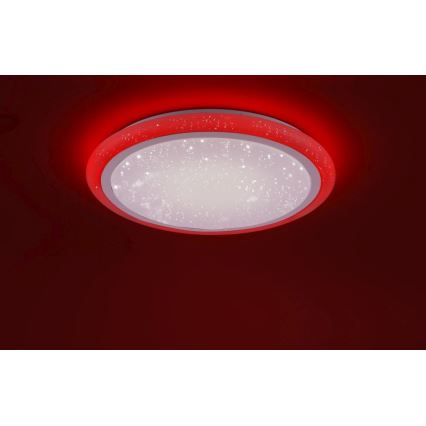 Leuchten Direkt 15230-16 - LED RGB Stmievateľné stropné svietidlo LUISA LED/42W/230V 3000-6400K + diaľkové ovládánie