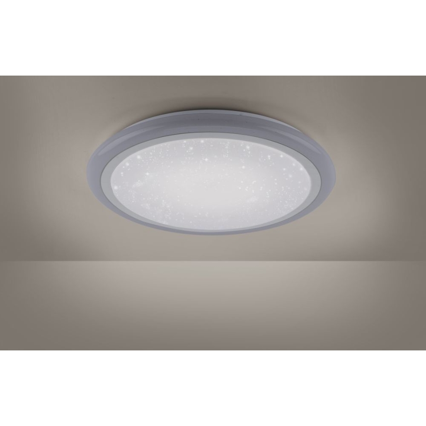 Leuchten Direkt 15230-16 - LED RGB Stmievateľné stropné svietidlo LUISA LED/42W/230V 3000-6400K + diaľkové ovládánie