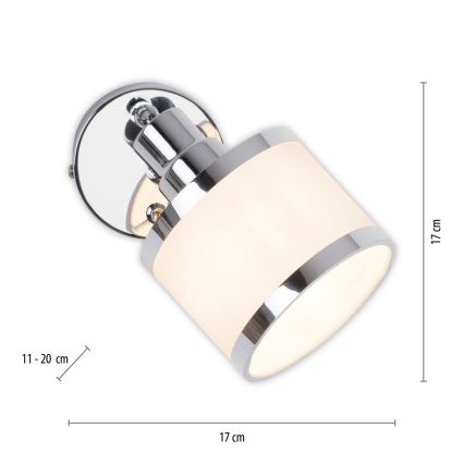 Leuchten Direkt 15371-17 - Nástenné bodové svietidlo ACCOR 1xE14/25W/230V