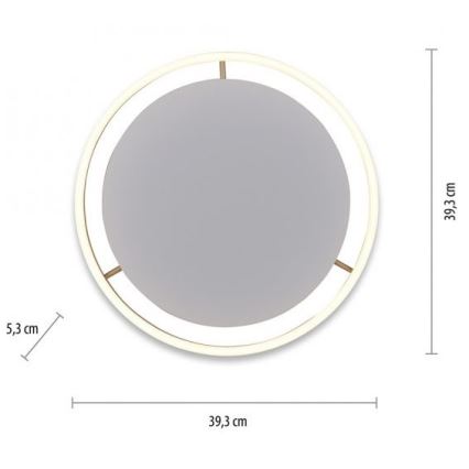 Leuchten Direkt 15391-60 - LED Stmievateľné stropné svietidlo RITUS LED/20W/230V