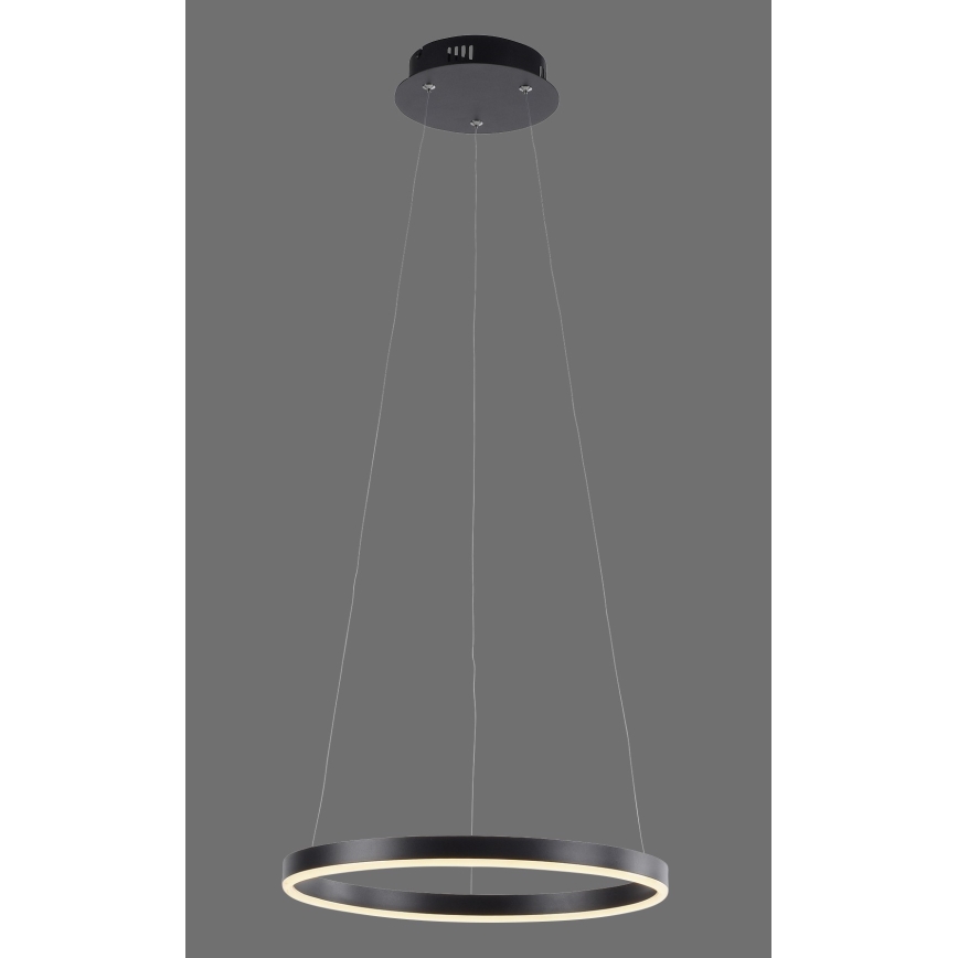 Leuchten Direkt 15393-13 - LED Stmievateľný luster na lanku RITUS LED/20W/230V čierna