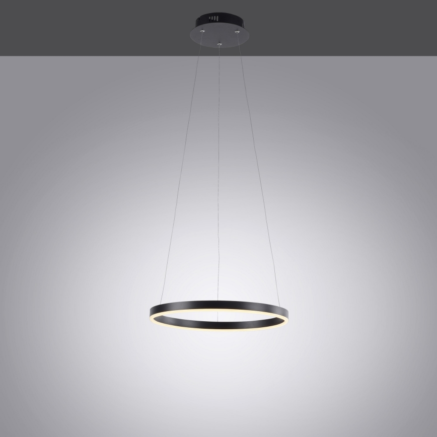 Leuchten Direkt 15393-13 - LED Stmievateľný luster na lanku RITUS LED/20W/230V čierna