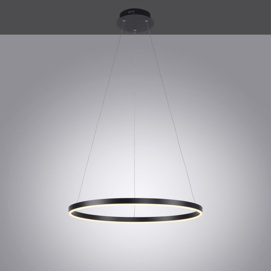 Leuchten Direkt 15394-13 - LED Stmievateľný luster na lanku RITUS LED/30W/230V čierna