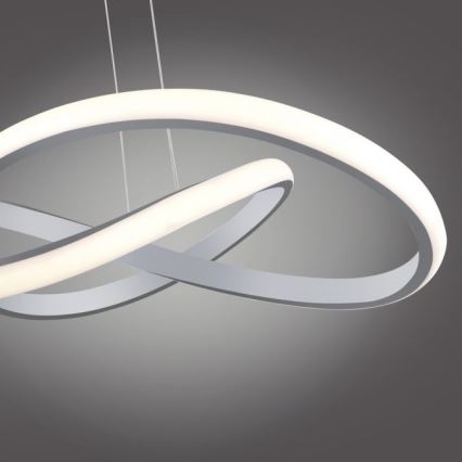 Leuchten Direkt 15402-95-LED Stmievateľný luster na lanku MARIA LED/25W/230V matný chrom