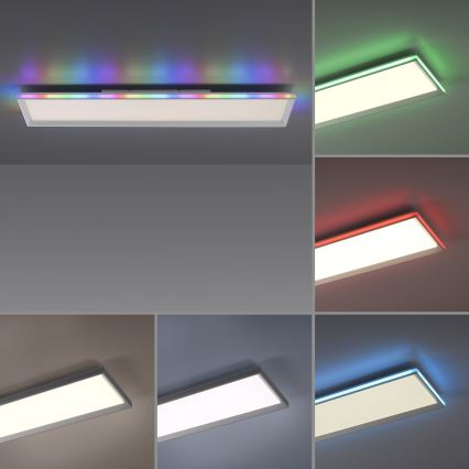 Leuchten Direkt 15557-16 - LED RGB Stmievateľné stropné svietidlo GALACTICA LED/40W/230V + diaľkové ovládanie