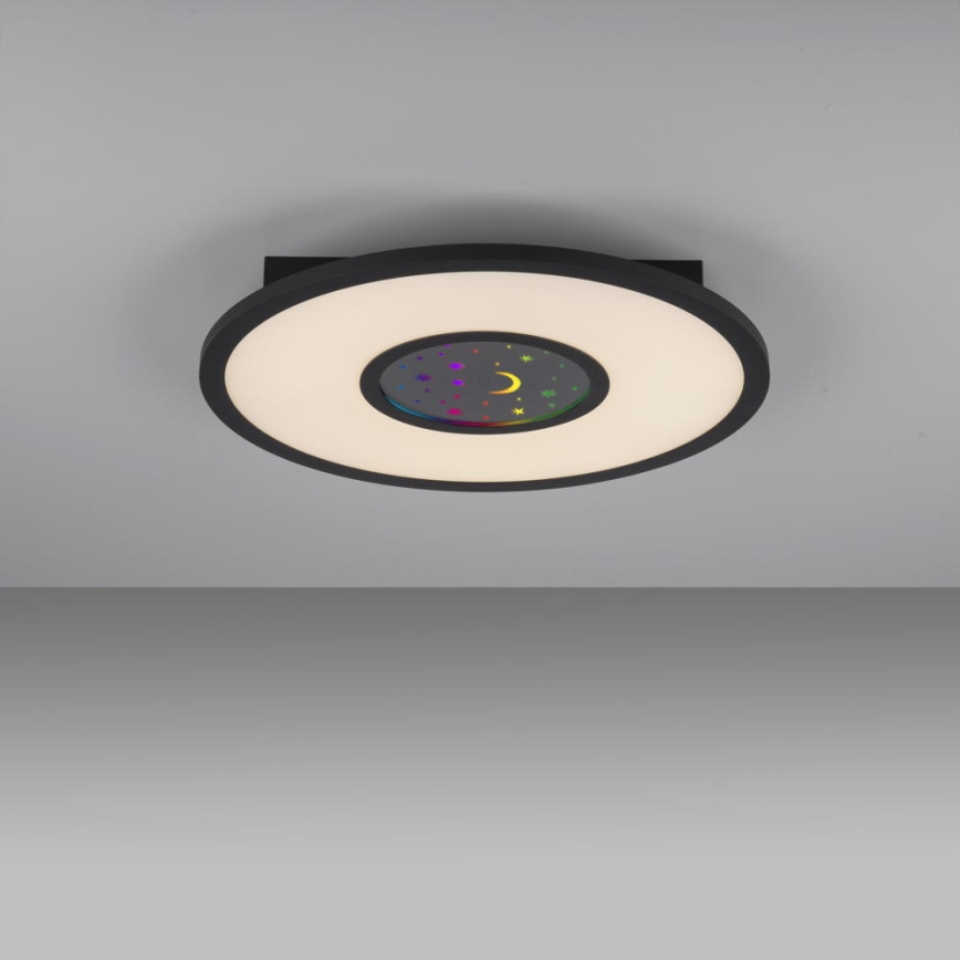 Leuchten Direkt 15572-18 - LED RGBW Stmievateľné stropné svietidlo ASTRO LED/17,5W/230V 2700-5000K + diaľkové ovládanie