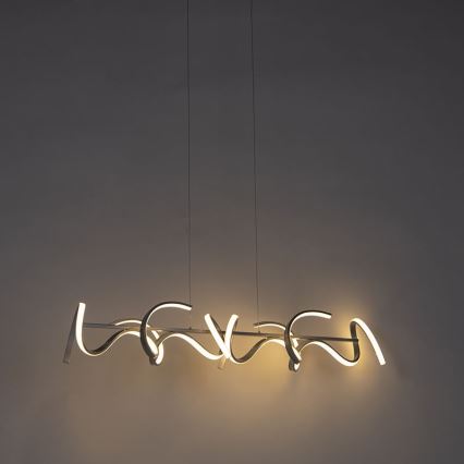 Leuchten Direkt 19033-21 - LED stmievaťelný luster na lane CURLS LED/40,8W/230V