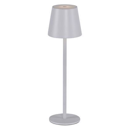 Leuchten Direkt 19250-16 - LED Vonkajšia stmievateľná nabíjacia stolná lampa EURIA LED/3W/5V 2600 mAh IP54 biela