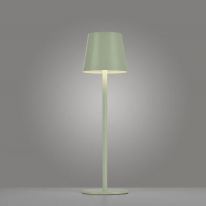Leuchten Direkt 19250-43 - LED Vonkajšia stmievateľná nabíjacia stolná lampa EURIA LED/3W/5V IP54 zelená